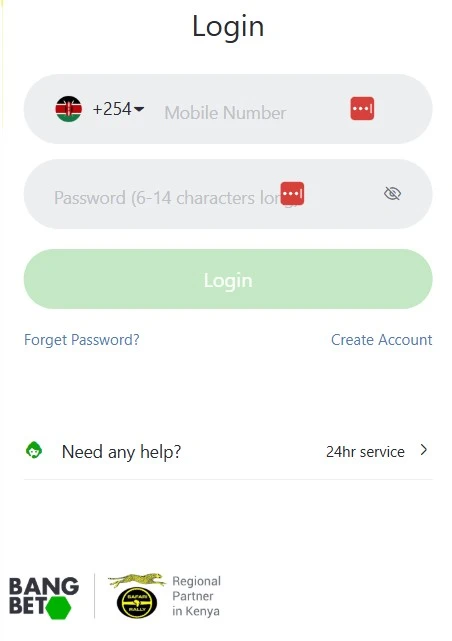 Login Bangbet Tanzania